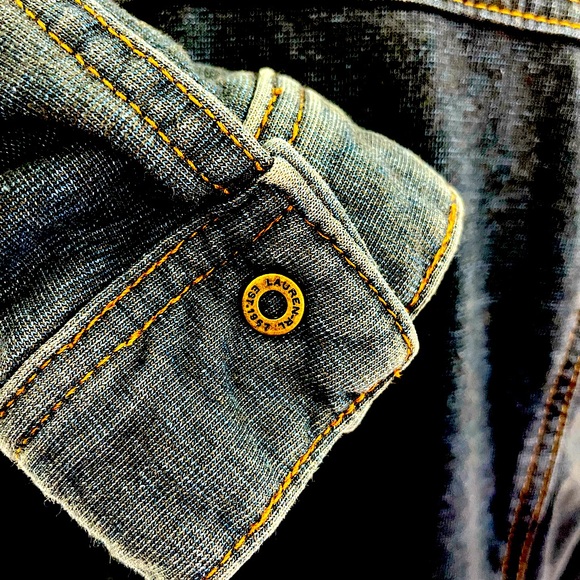 Lauren Ralph Lauren Dry Goods Supply Co Washed Knit Cropped Jacket Women’s L - Picture 9 of 12